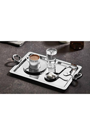  AROW KROM KULPLU KAHVE TEPSİSİ  TR-4556