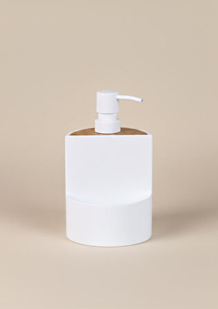 Ethan Plastik Sıvı Sabunluk - 400 ML Beyaz
