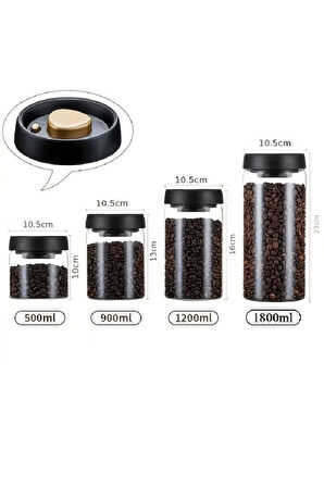 Arow Frasco Cam Saklama Kavanozu 1200ml (8681922076261)