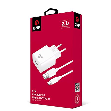 Gnp Type-C Hızlı Şarj Aleti Beyaz