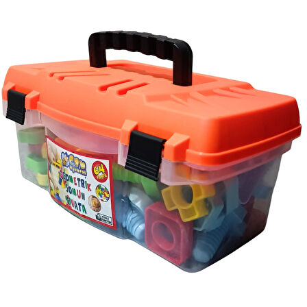 Can Oyuncak 64 Parça Çantalı Eğitici Somun Cıvata Seti