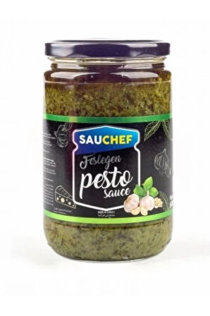 Sauchef Pesto Sos 600 gr Cam Şişe