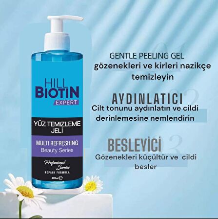 Canlandırıcı,arındırıcı,akne,sivilce,yağlı ve karma cilt Yüz Temizleme Jeli 400ml