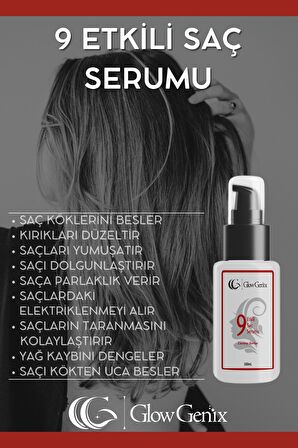 GlowGenix 9 Etkili Saç Serumu | 100 ml