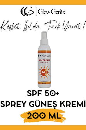 Tüm Cilt Tiplerine Uygun SPF 50+ Sprey Güneş Kremi | 200 mL