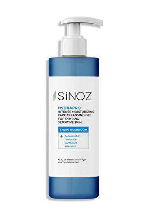 Sinoz Hydrapro Kuru Ve Hassas Ciltler Için Yüz Temizleme Jeli 200 ml