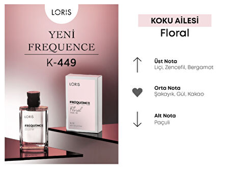K-449 Frequence Kadın Parfüm EDP 50 ML