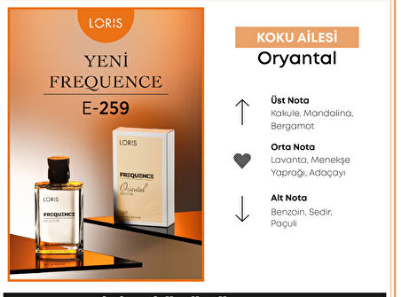 E-259 Frequence Erkek EDP Parfüm 50 ML