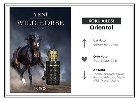 Wild Horse Erkek Parfüm EDP 50 ML | Gücün ve Zarafetin Yansıması