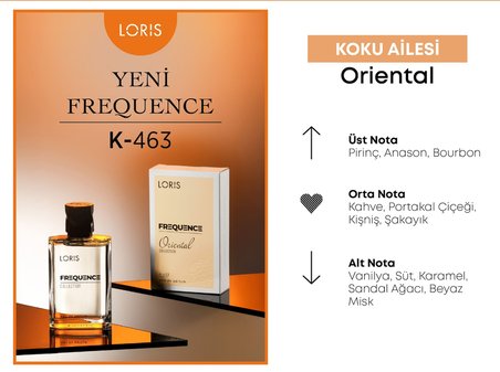 K-463 Frequence Kadın Parfüm EDP 50 ML
