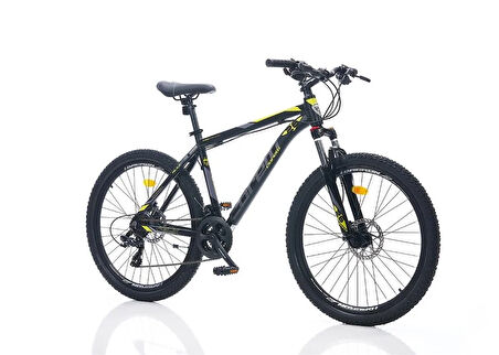 CORELLİ FELİX 1.3 ERKEK DAĞ BİSİKLETİ 460H HD 29 JANT 21 VİTES SİYAH SARI GRİ