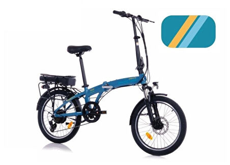 CORELLİ BROSTER ELEKTRA ELEKTRİKLİ KATLANIR BİSİKLET 27CM FREN VB-MD 20 JANT 7 VİTES YEŞİL