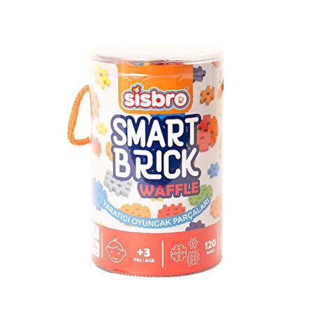 SMART BRİCKS WAFFLE 120 PARÇA Yaratıcı Oyun Parçaları