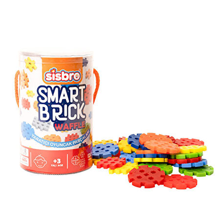 SMART BRİCKS WAFFLE 120 PARÇA Yaratıcı Oyun Parçaları