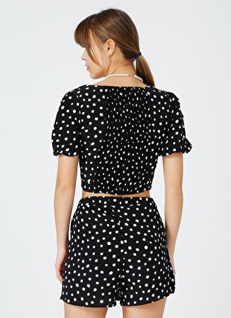 Fabrika Kadın Siyah-Beyaz Bluz