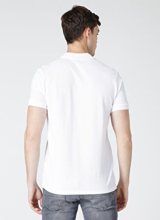Fabrika Comfort Polo Yaka Düz Beyaz Erkek T-Shirt NOBRO K CEPSIZ