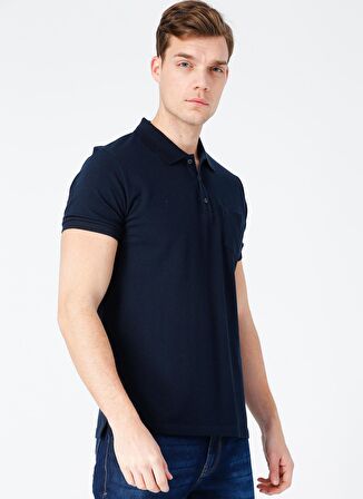 Fabrika Comfort Polo Yaka Düz Lacivert Erkek T-Shirt NOBRO K CEPLI