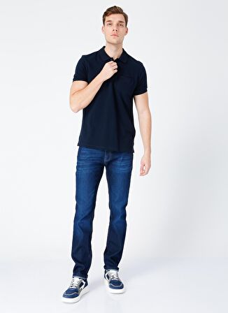 Fabrika Comfort Polo Yaka Düz Lacivert Erkek T-Shirt NOBRO K CEPLI