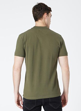 Fabrika Comfort Polo Yaka Düz Haki Erkek T-Shirt NOBRO K CEPSIZ