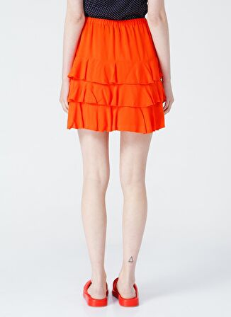 Aeropostale Normal Bel Nar Çiçeği Kadın Çiçek Desenli Mini Etek FLORAL