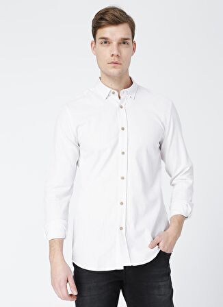 Fabrika Palmer Bej Erkek Gömlek