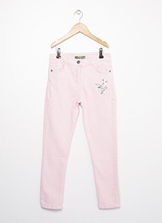 Limon Normal Bel Skinny Fit Kız Çocuk Pantolon