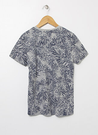 Limon Bisiklet Yaka Baskılı Erkek ÇocukT-Shirt