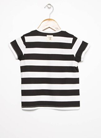 Mammaramma SB-07 Bisiklet Yaka Ekru Standart Kalıp Baskılı Bebek T-Shirt
