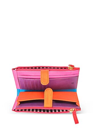 Case Look 9x13 cm                   Açık Ölçü: 18 cm Koyu Pembe Kadın Cüzdan