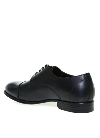 Fabrika Deri Siyah Erkek Klasik Ayakkabı HOPER