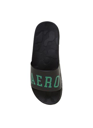 Aeropostale Siyah / Yeşil Erkek Terlik