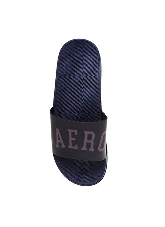 Aeropostale Baskılı Mavi Erkek Terlik
