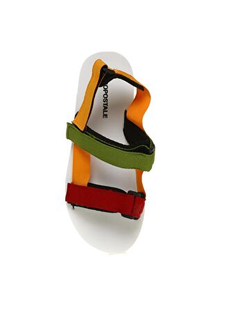 Aeropostale Kırmızı - Yeşil Kadın Sandalet