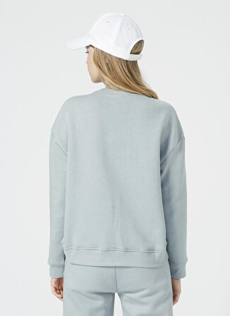 Aeropostale  Bisiklet Yaka Comfort Fit Baskılı Gri Kadın Şardonlu Sweatshirt MOSKOVA