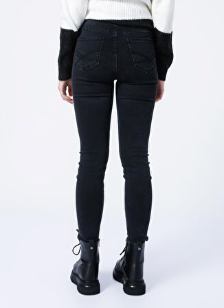 Aeropostale Yüksek Bel Skinny Fit Antrasit Kadın Denim Pantolon K-SKY