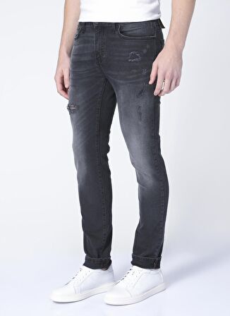 Aeropostale  Slim Fit Antrasit Erkek Denim Pantolon E-LUKE