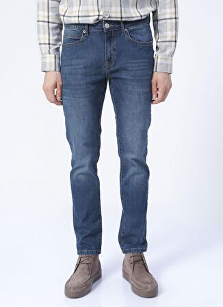 Fabrika Clk 03 Skinny Fit Düz Mavi Erkek Denim Pantolon