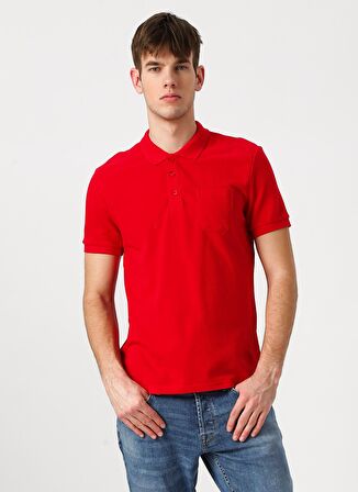 Limon Kısa Kollu Kırmızı Erkek Polo T-Shirt