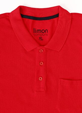 Limon Kısa Kollu Kırmızı Erkek Polo T-Shirt