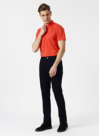 Cotton Bar Basic Nar Çiçeği Polo T-Shirt