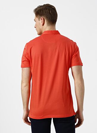 Cotton Bar Basic Nar Çiçeği Polo T-Shirt