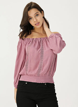 Aeropostale Mor Kadın Bluz