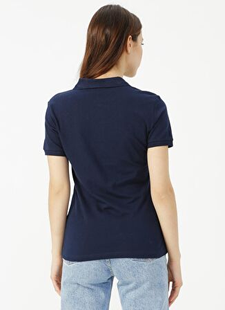 Aeropostale Kadın Lacivert Polo Yaka T-Shirt