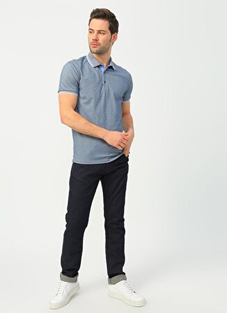 Düz Lacivert Erkek Polo T-Shirt CM DS 01 02
