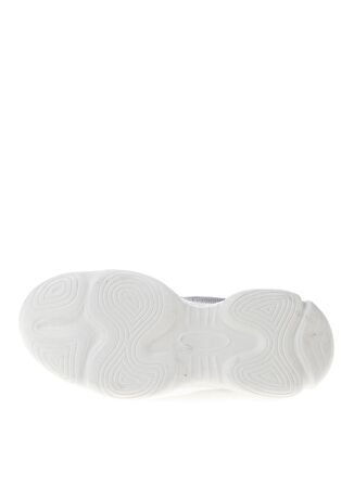 Limon Kalın Taban Bağcıklı Gri Kadın Sneaker