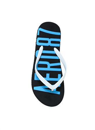 Aeropostale Kadın Siyah-Beyaz Plaj Terliği