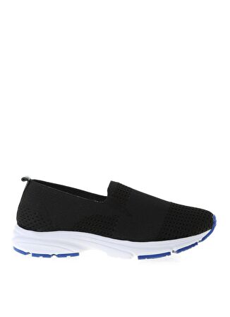 Limon Bağcıksız Siyah Kadın Sneaker