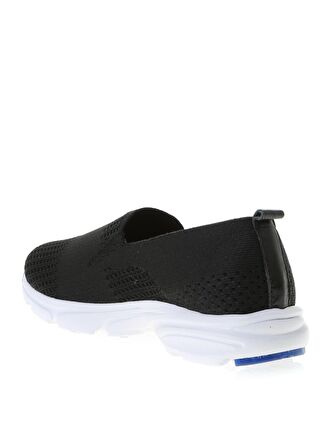 Limon Bağcıksız Siyah Kadın Sneaker
