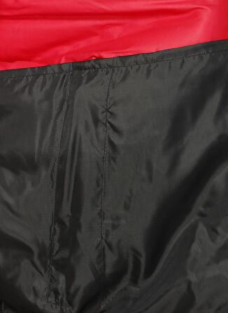 Aeropostale Losangeles Kapüşonlu Standart Kalıp Düz Kırmızı Erkek Mont