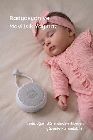 Beti Uyku Arkadaşı - Beyaz Gürültü Cihazı | 33 Sesli, Pışpış ve Ninnili Radyasyon İçermeyen Bebek Uyku Arkadaşı